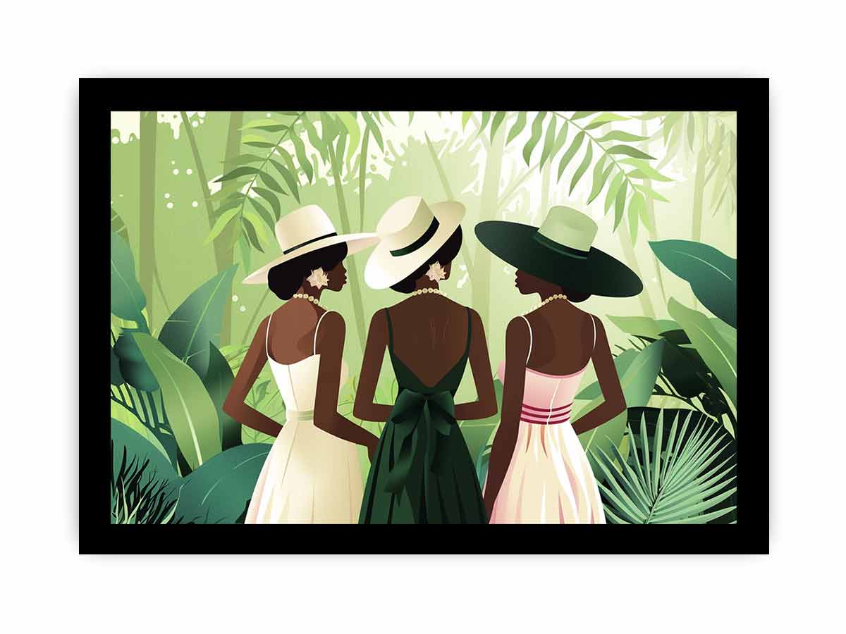 Chic Women Canvas Art Print
