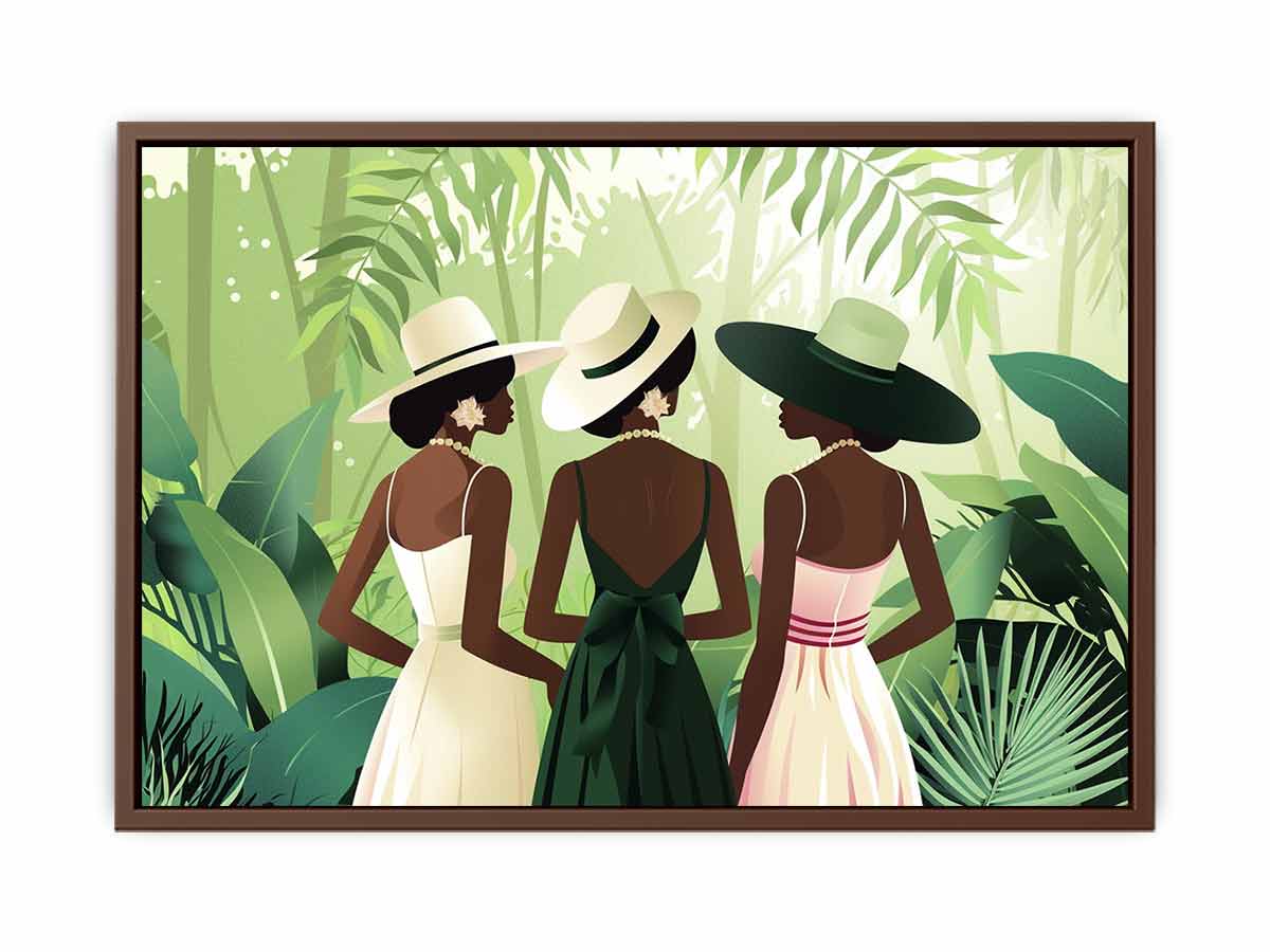 Chic Women Canvas Art Print