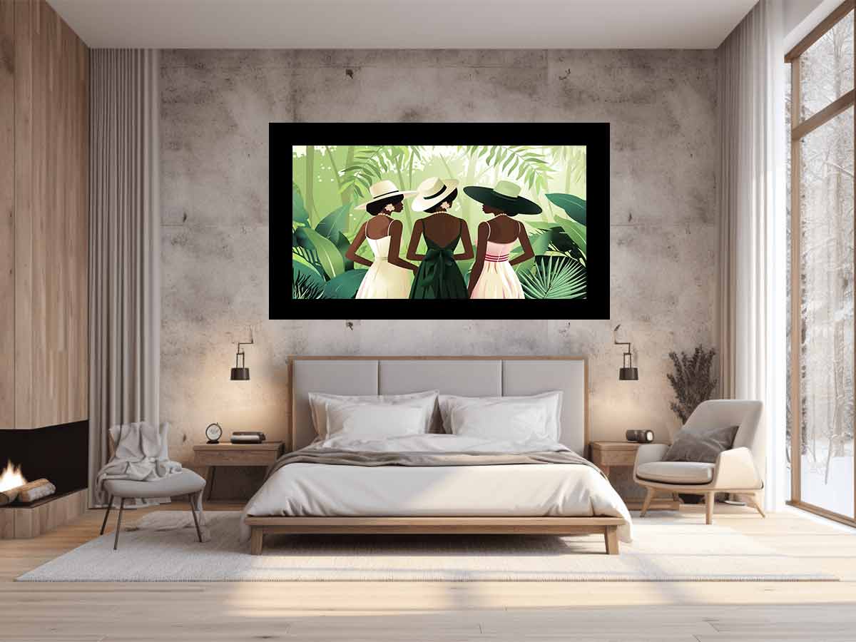 Chic Women Canvas Art Print