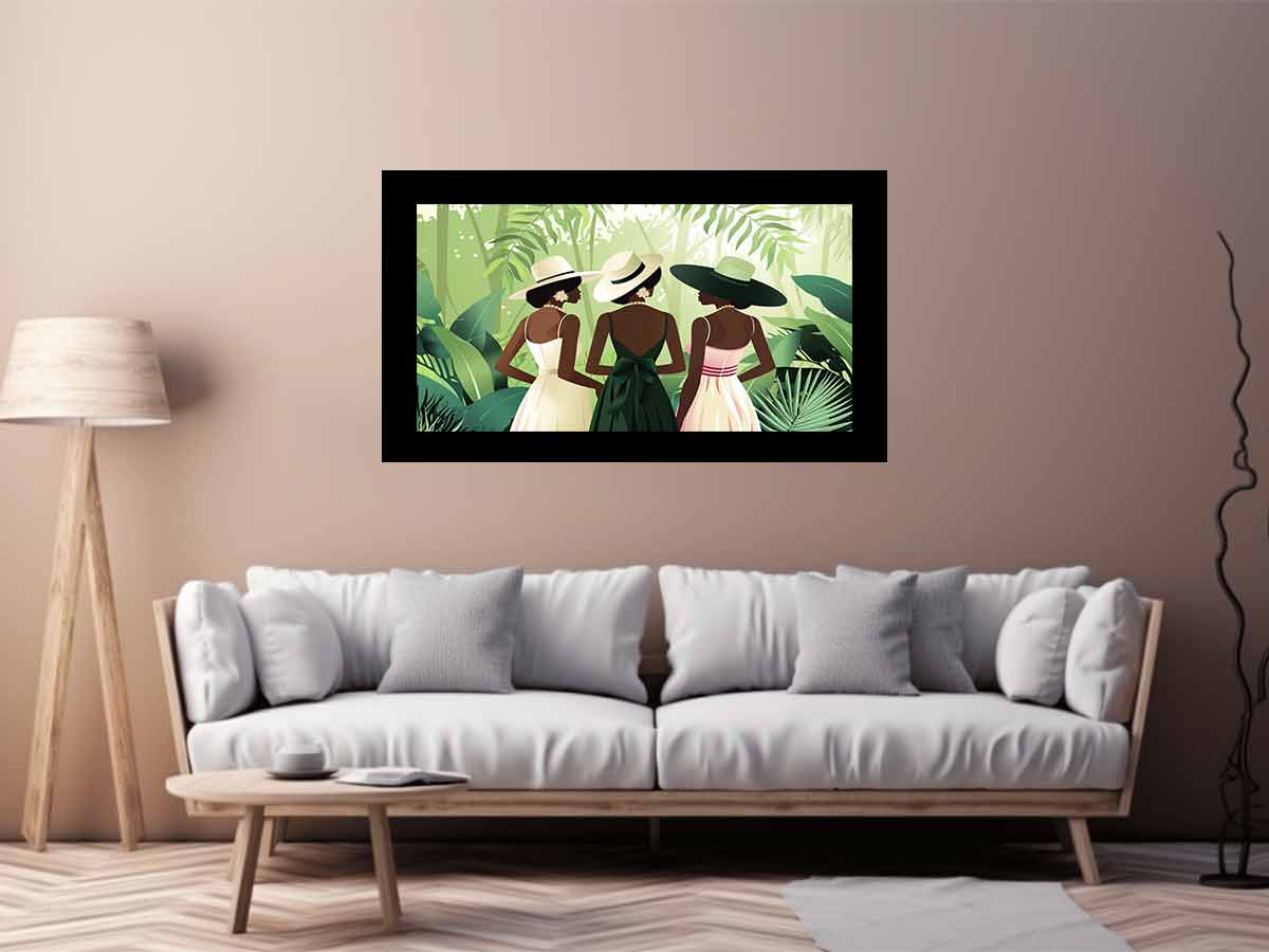 Chic Women Canvas Art Print