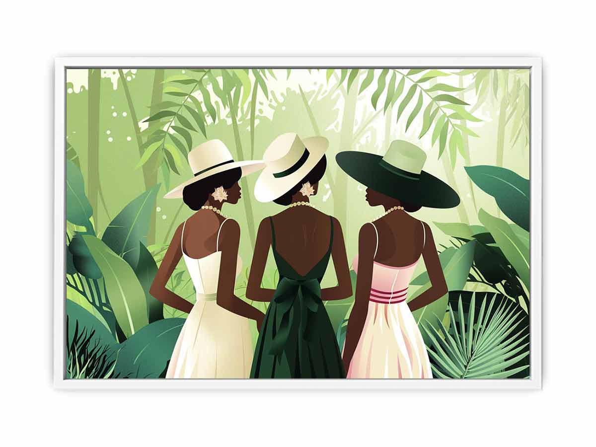 Chic Women Canvas Art Print
