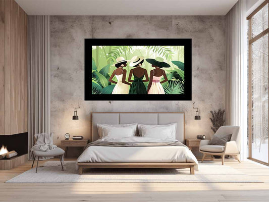 Chic Women  Canvas Art Print